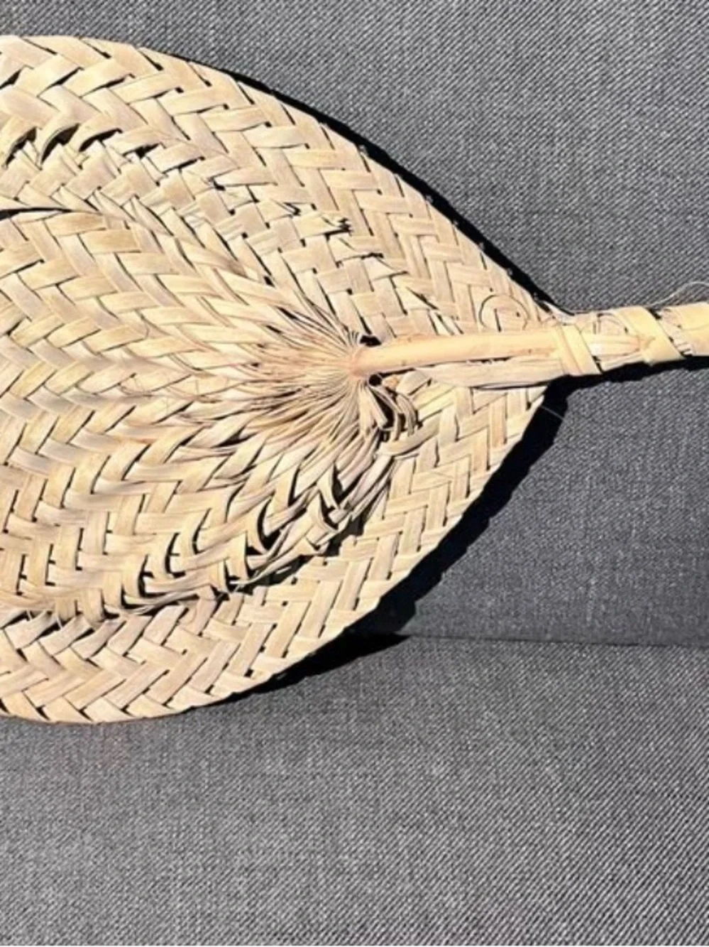 Decorative object traditional Paraguayan hand fan (pantalla)